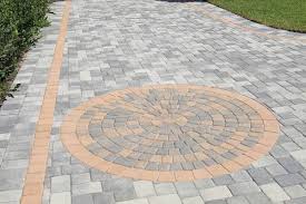 Elegant brick paving, perfect for traditional and rustic outdoor settings.